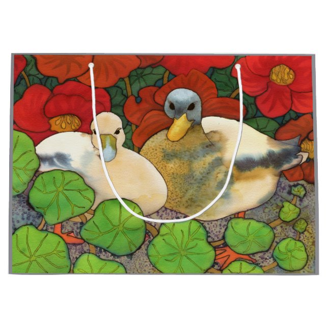 Arthur och Mabel Ducks och Nasturtiums presentpåse (Framsidan)