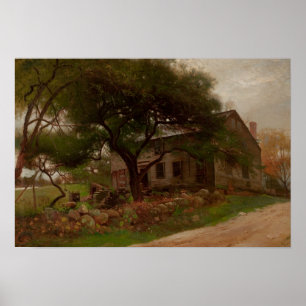 Arthur Parton - Gamla Farm House i Catfärys Poster