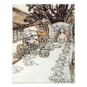 Arthur Rackham 1907 "tryck för det tokiga Fototryck