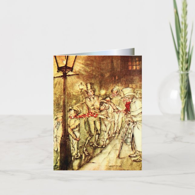 Arthur Rackham - A Christmas Carol - Street Kort (Framsida)