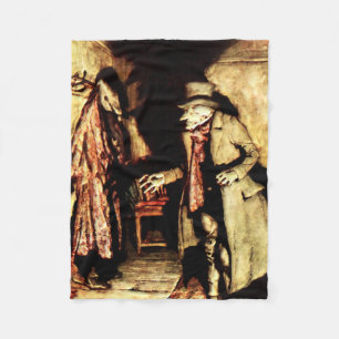 Arthur Rackham - A jul Sång - Grumpy Fleecefilt