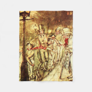 Arthur Rackham - A jul Sång - Street Fleecefilt