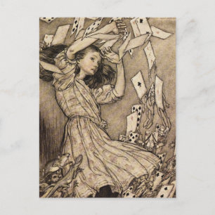 Arthur Rackham Alice in Wonderland Vykort