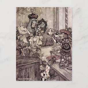 Arthur Rackham Alice in Wonderland Vykort