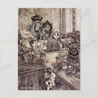 Arthur Rackham Alice in Wonderland Vykort