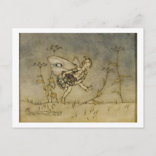 Arthur Rackham fe, illustration från 'en Midsu Vykort