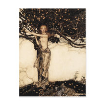 Arthur Rackham Freya CC0329 Postcard