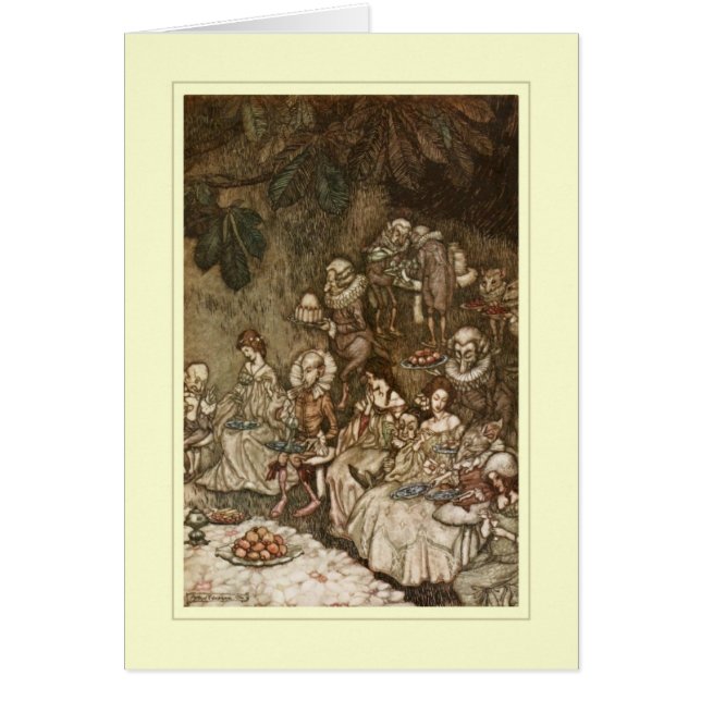 Arthur Rackham Hälsningskort (Framsidan)