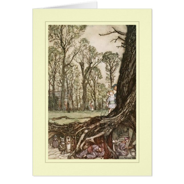 Arthur Rackham Hälsningskort (Framsidan)
