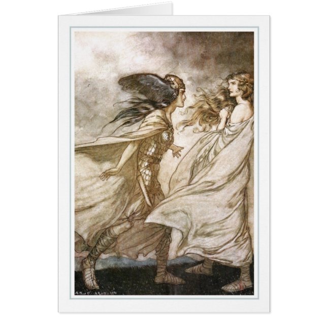 Arthur Rackham Hälsningskort (Framsidan)