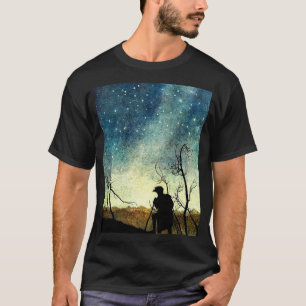 Arthur Rackham Illustration Comus Starry Night T Shirt
