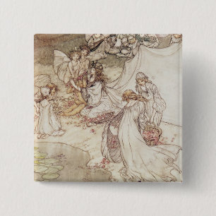 Arthur Rackham illustration för en saga, Fa Knapp