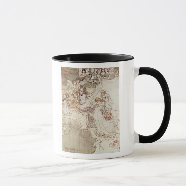 Arthur Rackham | illustration för en saga, Fa Mugg (Höger)