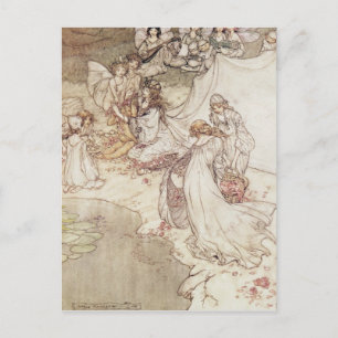 Arthur Rackham   illustration för en saga, Fa Vykort
