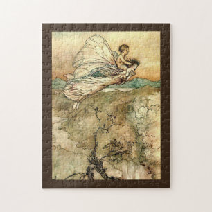 Arthur Rackham Illustration Midsommar Nights Dream Pussel