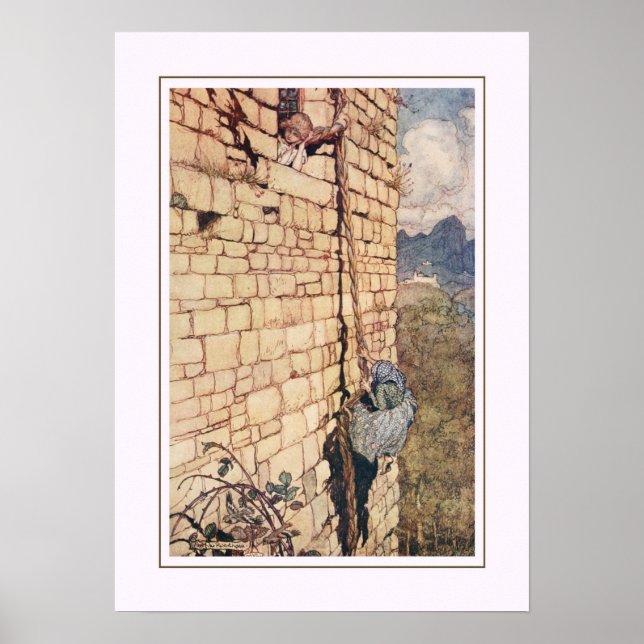Arthur Rackham illustration Poster (Framsidan)