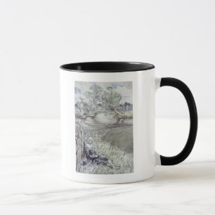 Arthur Rackham Izaak Walton som reclining mot ett Mugg