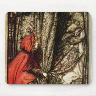Arthur Rackham lite röd ridninghuva Musmatta