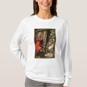 Arthur Rackham lite röd ridninghuva T-shirt
