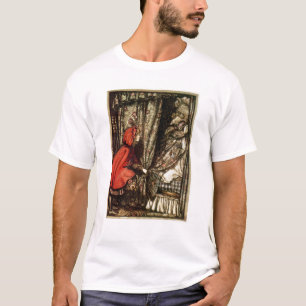 Arthur Rackham lite röd ridninghuva T-shirt
