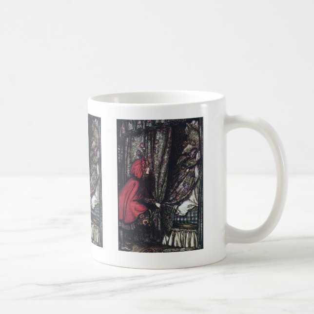 Arthur Rackham , “ Little Red Riding Hood ” Kaffemugg (Höger)