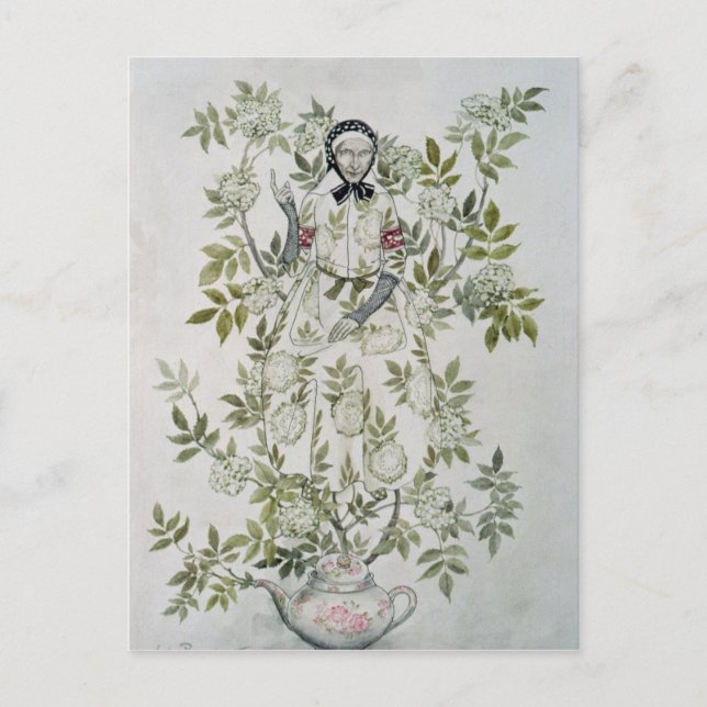 Arthur Rackham | Mitt i Träd satt ett slag Vykort (Framsida)