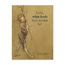 Arthur Rackham Puck Lord, vilka idioter C0776