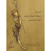 Arthur Rackham Puck Lord, vilka idioter CC0950 Sma