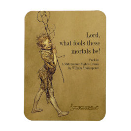 Arthur Rackham Puck Lord, vilka idioter CC0951 Fri Magnet