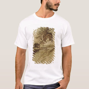 Arthur Rackham Rhinemaidensen som retar Alberich T-shirt
