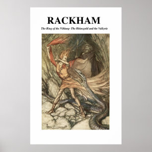 Arthur Rackham - Ring i Niblung Poster