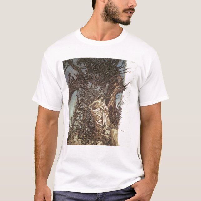 Arthur Rackham så uttröttad | aldrig, aldrig så T-shirt (Framsida)