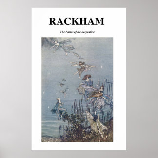 Arthur Rackham - Serpentins Faries Poster
