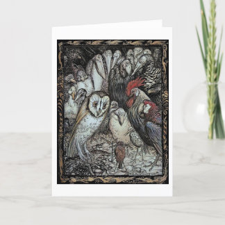 Arthur Rackham - "Uggla och fågeln" (1912) Ca Kort