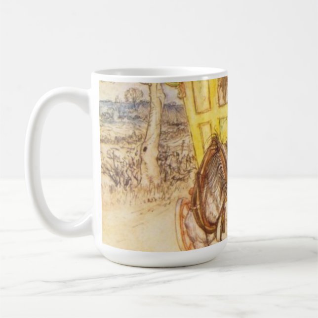 Arthur Rackham - Vinden i Willows Kaffemugg (Vänster)