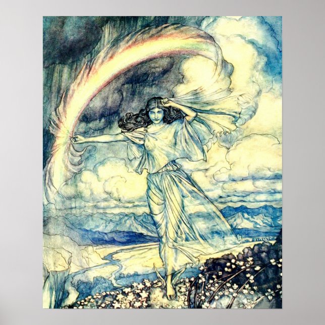 Arthur Rackham - vintage Farytale art Poster (Framsidan)