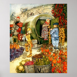 Arthur Rackham - vintage sage art Poster