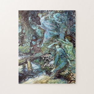Arthur Rackham, "Wood Nymphs マ ウ パ ッ Pussel