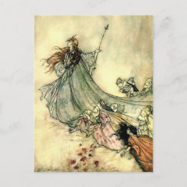 Arthur Rackhams Fairy Queen Vykort