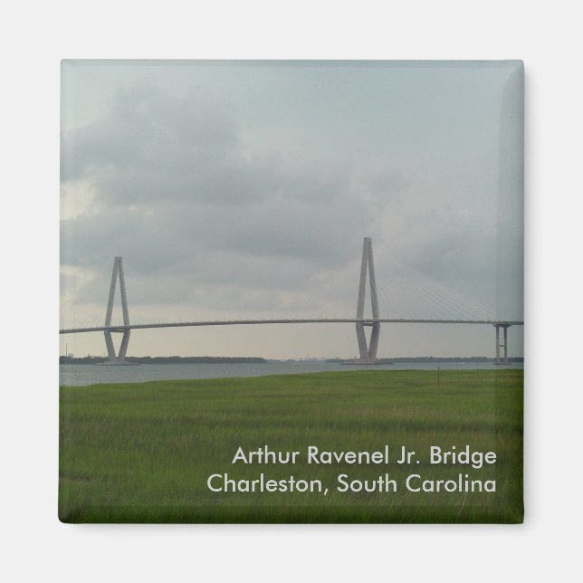 Arthur Ravenel Jr. Bridge Magnet - Charleston, SC (Framsidan)