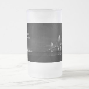 Arthur Ravenel Night Pano Grayscale Frosted Mugg