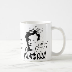 Arthur Rimbaud Bonne Pensée du Matin Dikt Kaffemugg