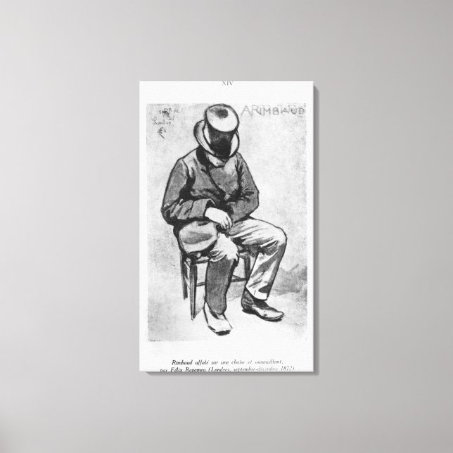 Arthur Rimbaud Canvastryck (Framsida)