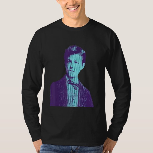 Arthur Rimbaud  fransk poet T Shirt (Framsida)