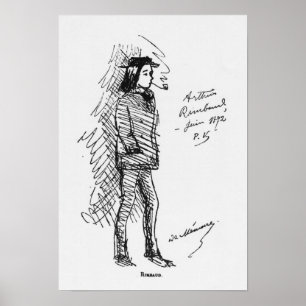 Arthur Rimbaud June 1872 Poster