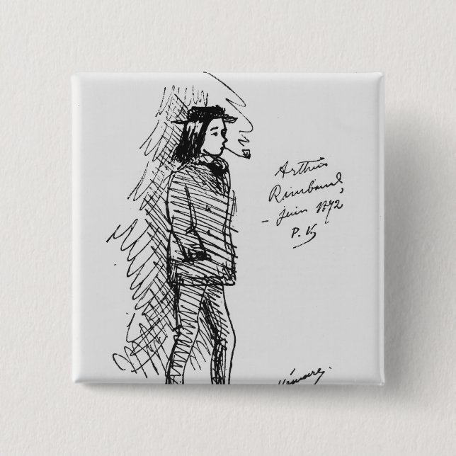 Arthur Rimbaud Juni 1872 Knapp (Framsida)