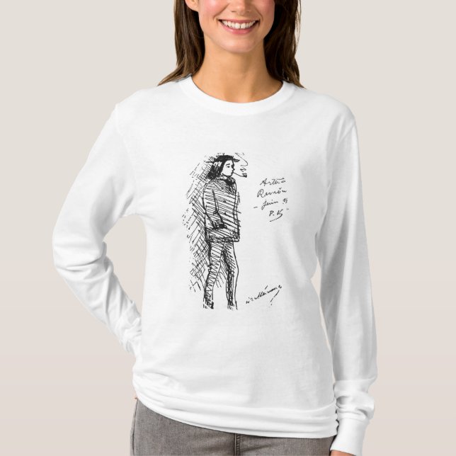 Arthur Rimbaud Juni 1872 T-shirt (Framsida)