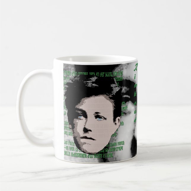 Arthur Rimbaud Kaffemugg (Vänster)