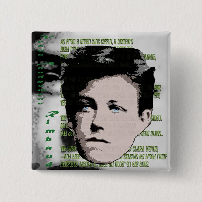 Arthur Rimbaud Knapp (Framsida)