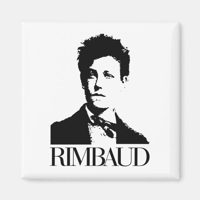 Arthur Rimbaud Magnet (Framsidan)